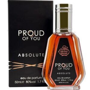 Proud Of You Absolute eau de parfume for men 50ml by fragrance world same smell Armani stronger with you absolute