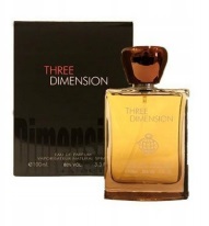 Three Dimension – Eau de Parfum 100ml for men By Fragrance World same smell Hermes Terre D’Hermes Parfum