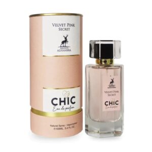 Velvet pink secret chic eau de perfume for women 100ml by maison Alhambra