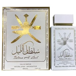 sultan lail white edition eau de perfume 100ml by Ard Al Zaffran