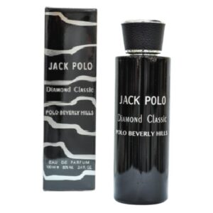 JACK POLO Beverly Hills Jack Polo Black Round Bottle ED PERFUME 100ML